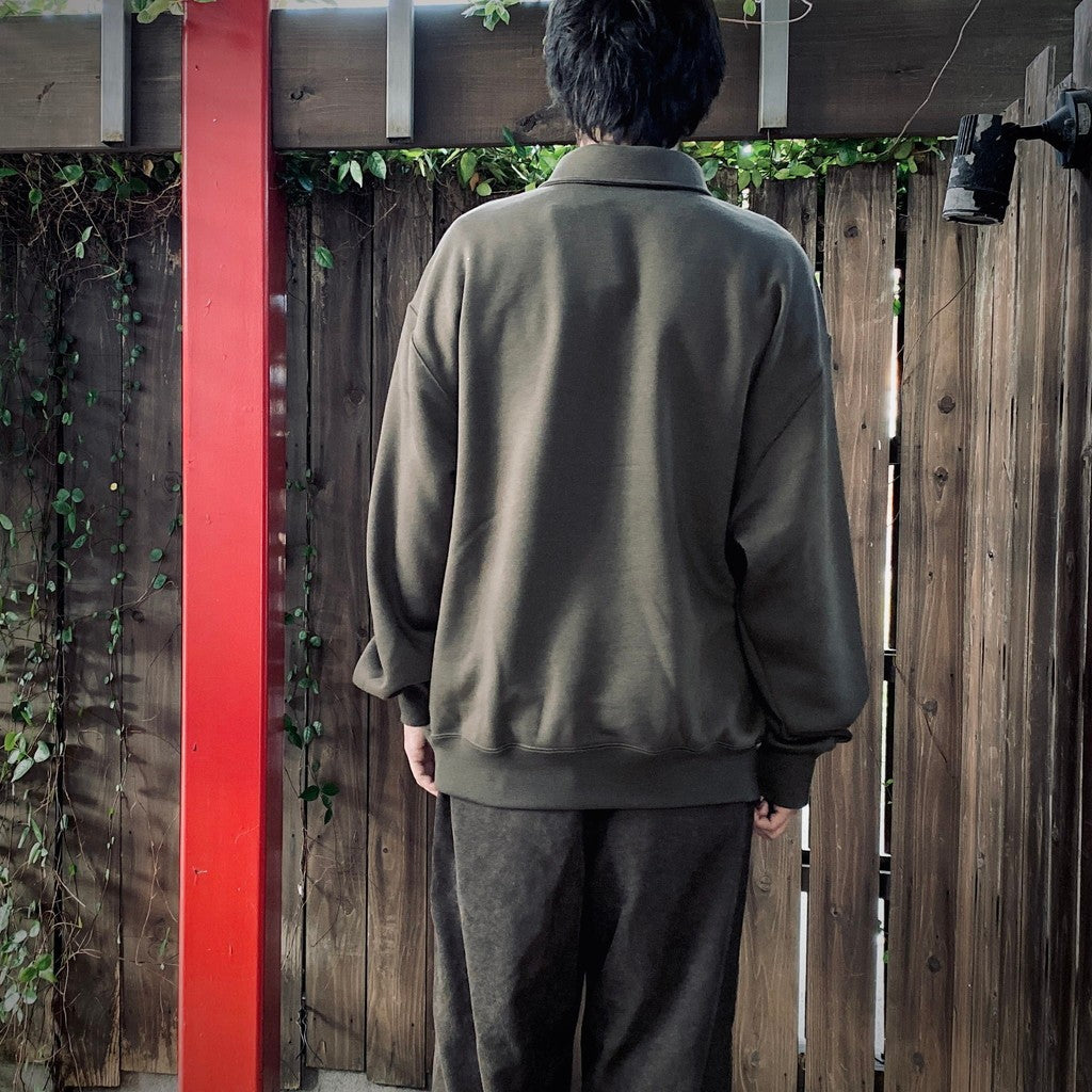 wt_TECH SWEAT SNAP PULLOVER #BROWNKAHKI [BE-53025W] – cocorozashi