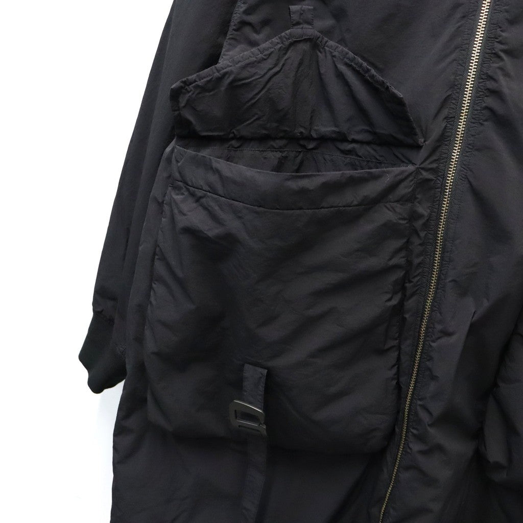 GARMENT DYE DOWN MA-1 LONG COAT 2.0 #BLACK [FST09262U0002]