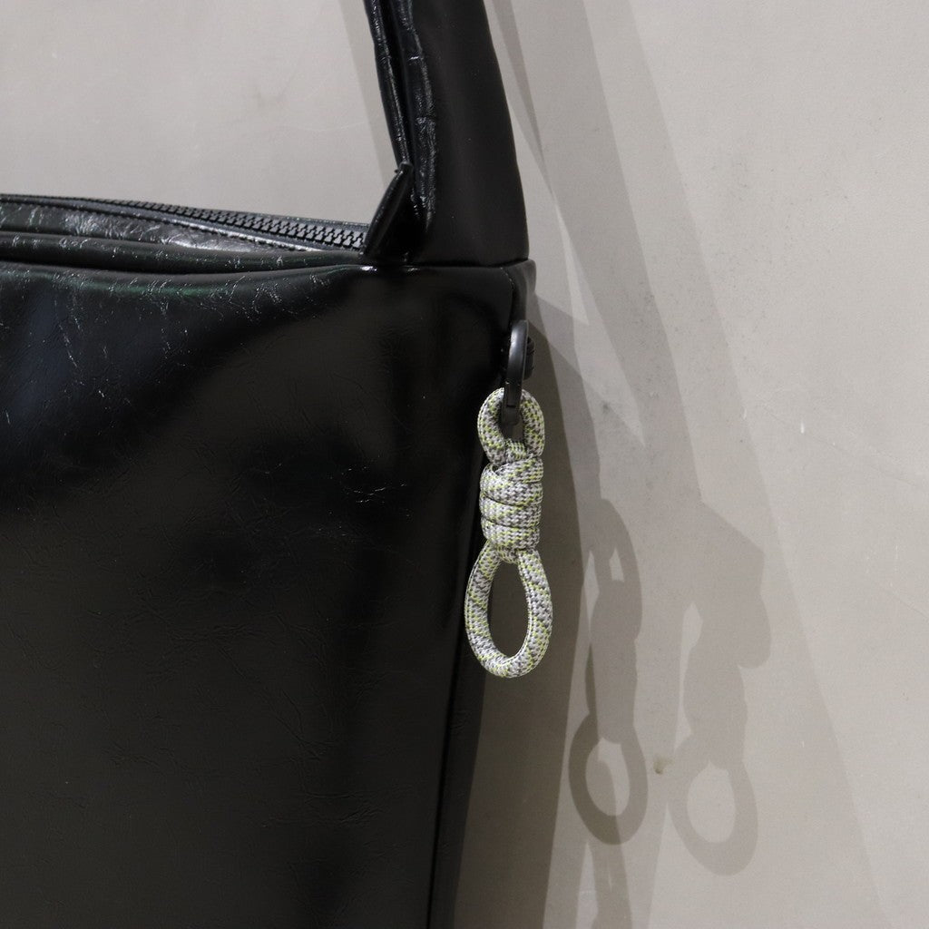 TECH LEATHER BIG SHOULDER TOTE #BLACK [FLE36251B0001]