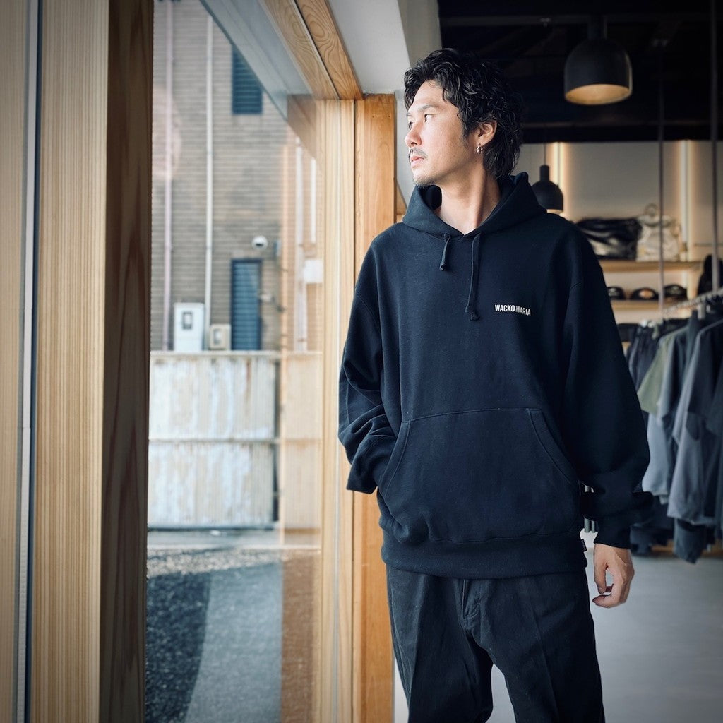 厚套頭連帽衛衣 #黑色 [25FWE-WMC-SS02]