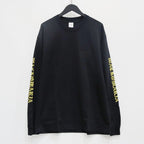 WASHED HEAVY WEIGHT CREW NECK LONG SLEEVE T-SHIRT ( TYPE-4 ) #BLACK [25SS-WMT-LT04]