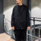 TECH LOOSE 2B JACKET TWILL #BLACK [BJ-56025]