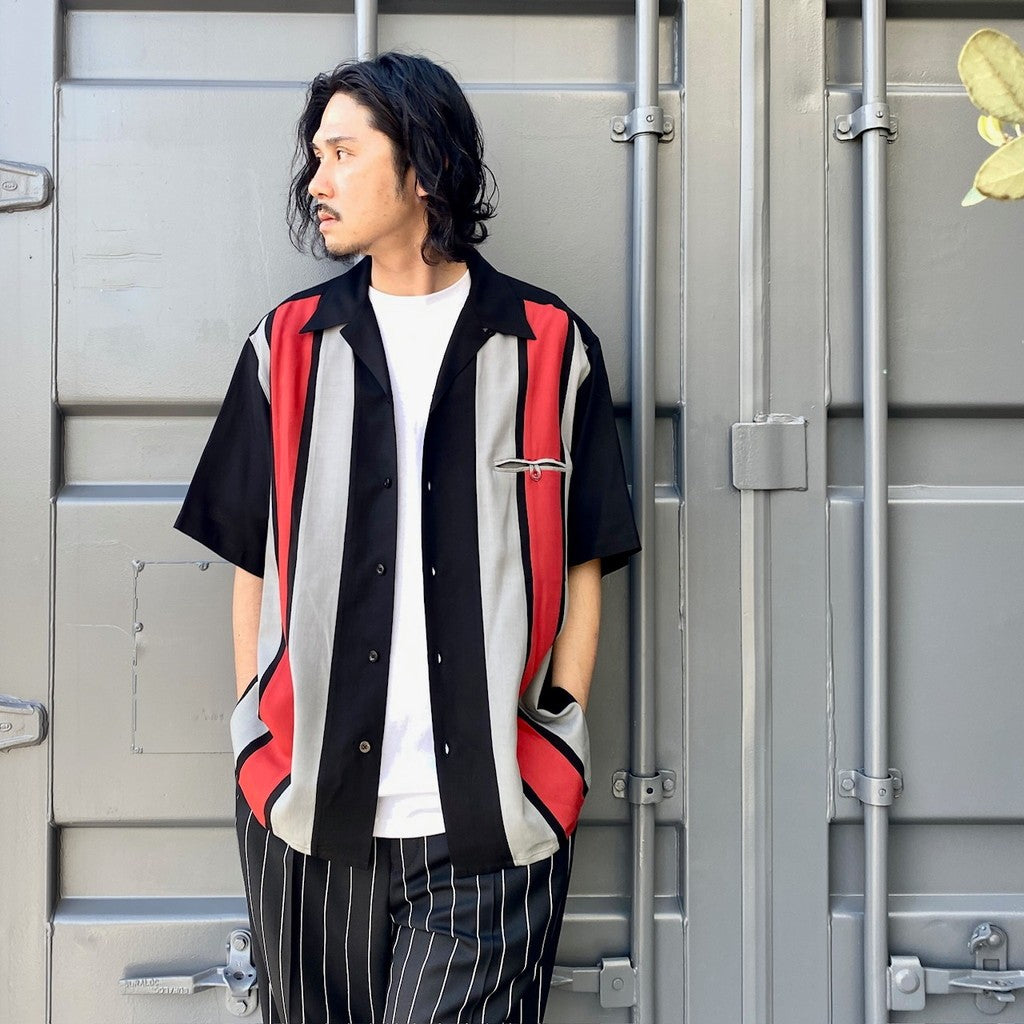 SWITCHING SHIRT S/S -TYPE 2- #BLACK [24SS-WMS-OC14]