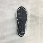 KIEFER / PAST Sole Canvas Low-Top Sneakers #BLACK / BLACK [S14FW703]