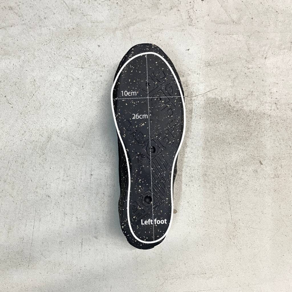 KIEFER / PAST Sole Canvas Low-Top Sneakers #BLACK / BLACK [S14FW703]