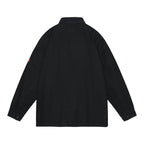 大黑色貼邊口袋襯衫 [CES26SH06]
