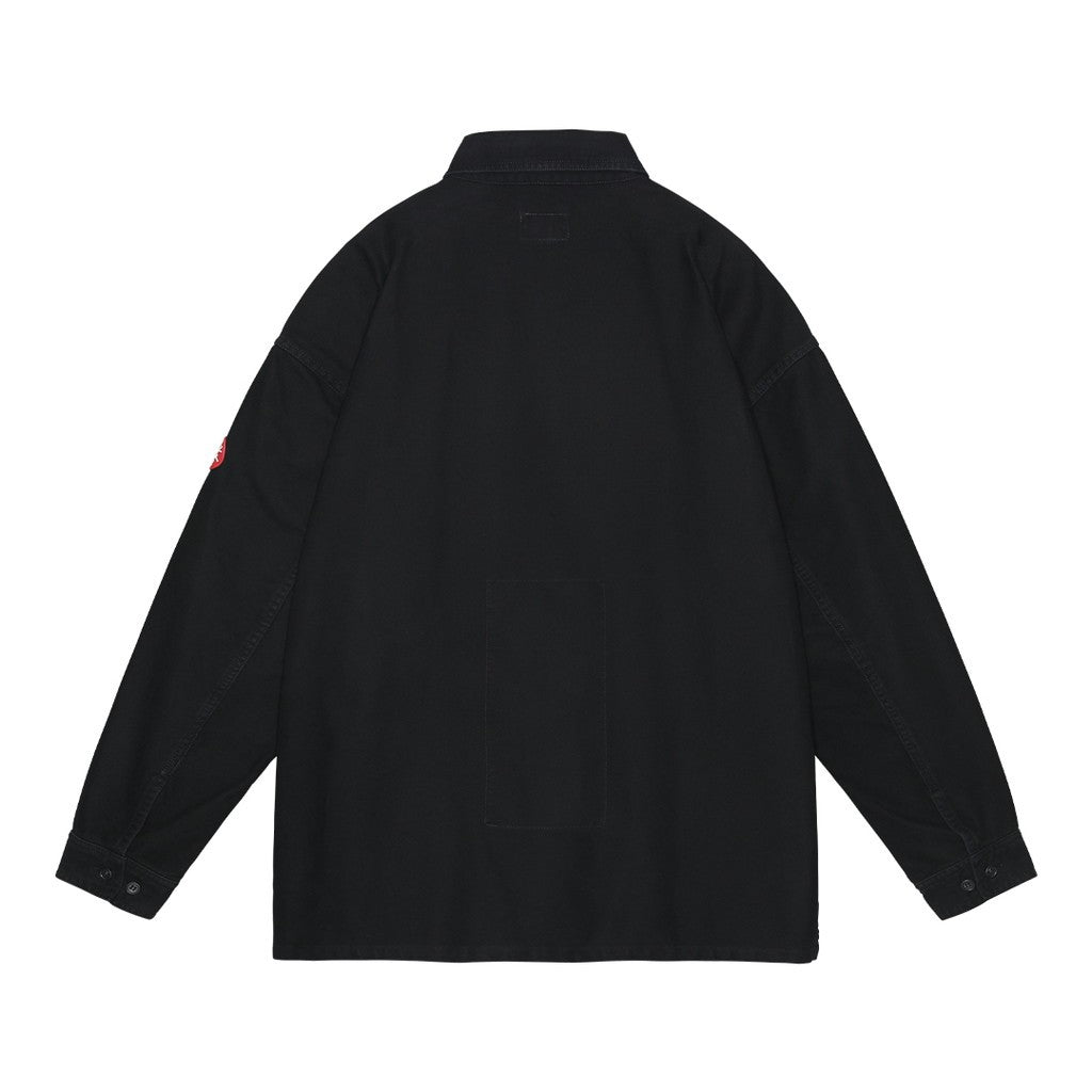 WELT POCKETS BIG SHIRT #BLACK [CES26SH06]