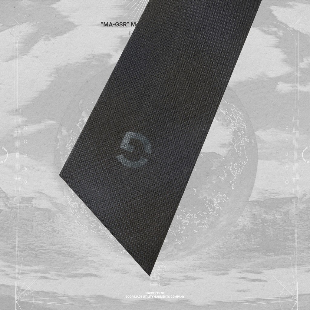 「MA-GSR」模式 Architekt GM 格紋領帶 #BK [GOOPI-24AW-SEP-02]