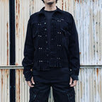 Velvet 11MS (FLOCKY DENIM) #BLACK [M-P2-LO4]