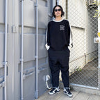 Embroiderd Logo Strech Easy Pants #BLACK [CCC-241P004]