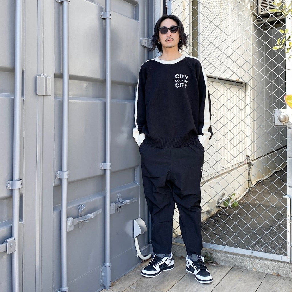 Embroiderd Logo Strech Easy Pants #BLACK [CCC-241P004]