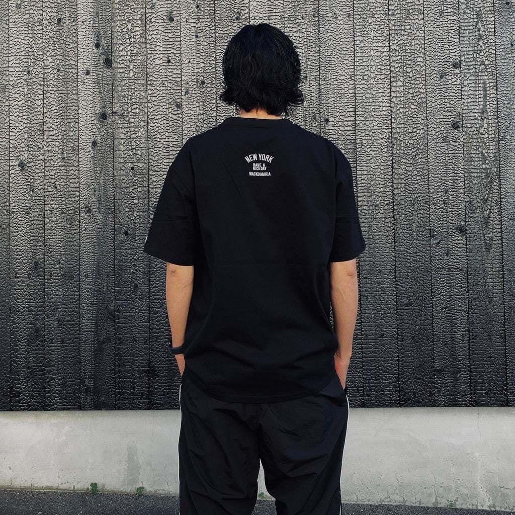 MLB | NY | CREW NECK T-SHIRT ( TYPE-1 ) #BLACK [MLB-WM-TEE01]