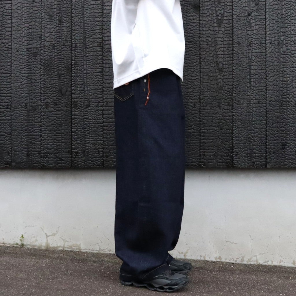 SYNDRO | 01P-SYNC ARK DECK LOOSE JEANS - ONE WASH #Indigo [GOOPI-26SS-JUL-01]