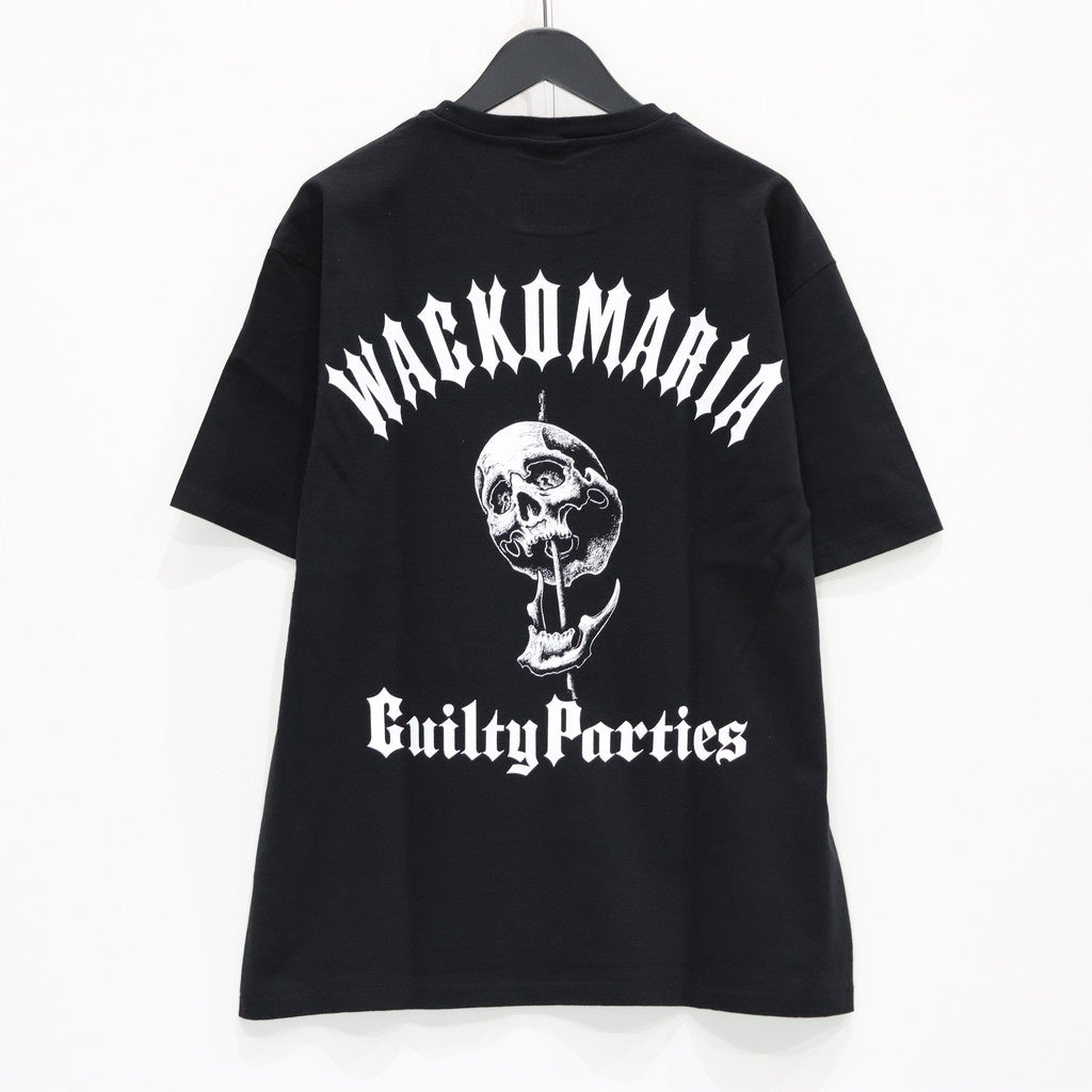 56 TATTOO STUDIO | WASHED HEAVY WEIGHT CREW NECK T-SHIRT #BLACK [56TS-WM-WT01]