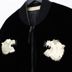 REVERSIBLE 「SKAJAN」 DOWN JACKET #BK×SILVER BGE [TAION-JK04JS]