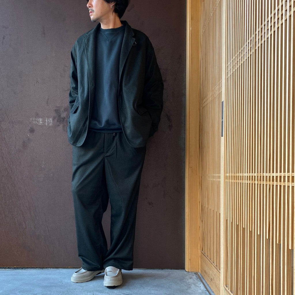 TECH EASY TROUSERS FLANNEL #D.OLIVE [BP-39026W]
