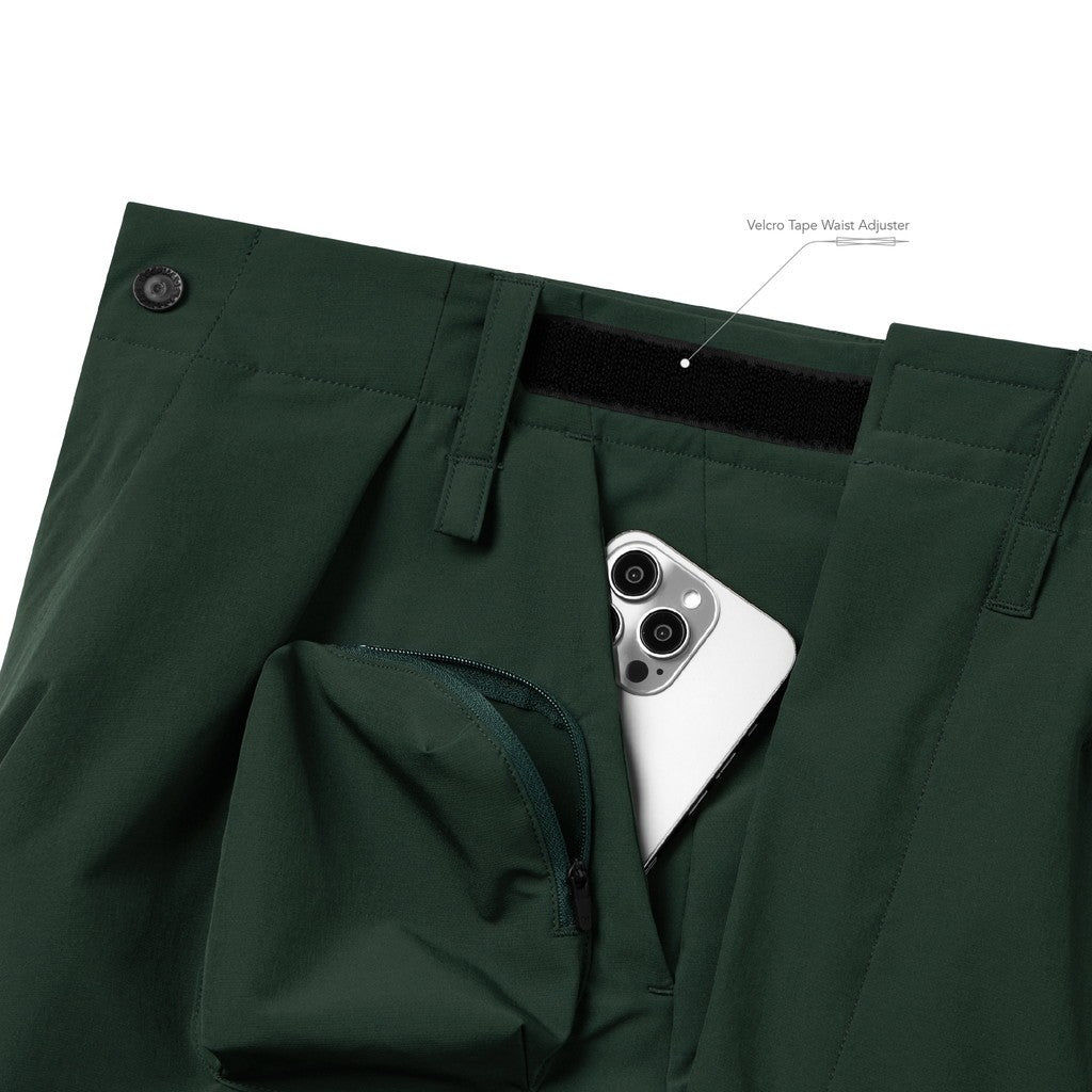 「P-M2」概念實用工裝短褲 #GRASS [GOOPI-25SS-APR-03]