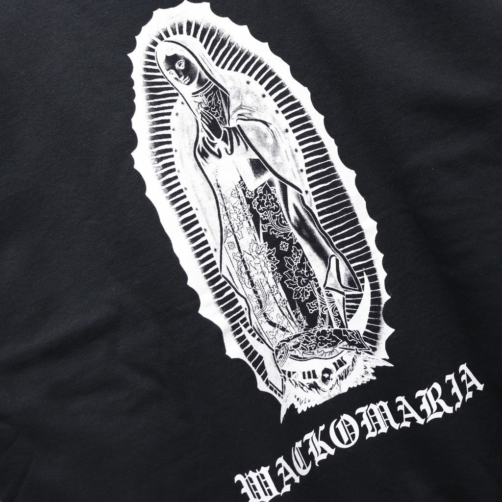 CREW NECK SWEAT SHIRT ( TYPE-1 ) #BLACK/WHITE [26SSE-WMC-SS06]