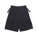 TWISTPOLYESTER WIDE SHORTS #BLACK [FST15261U0002]