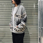 HIGHTIMES | COWICHAN SWEATER #GRAY [HIGHTIMES-WM-KN04]
