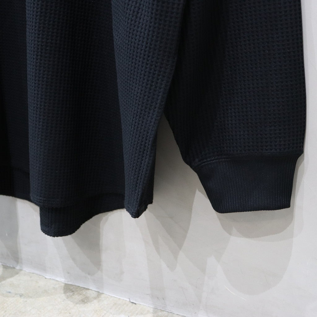 TECH THERMAL HENLEY L/S #BLACK [BE-38024]