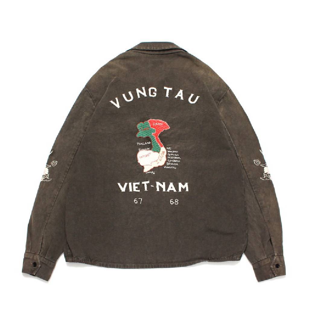 VIETNAM JACKET AGED #BLACK [BW261-VJ] - cocorozashi 三重県四日市市