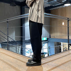 PLEATED TROUSERS #BLACK [24FWE-WMP-TR01]