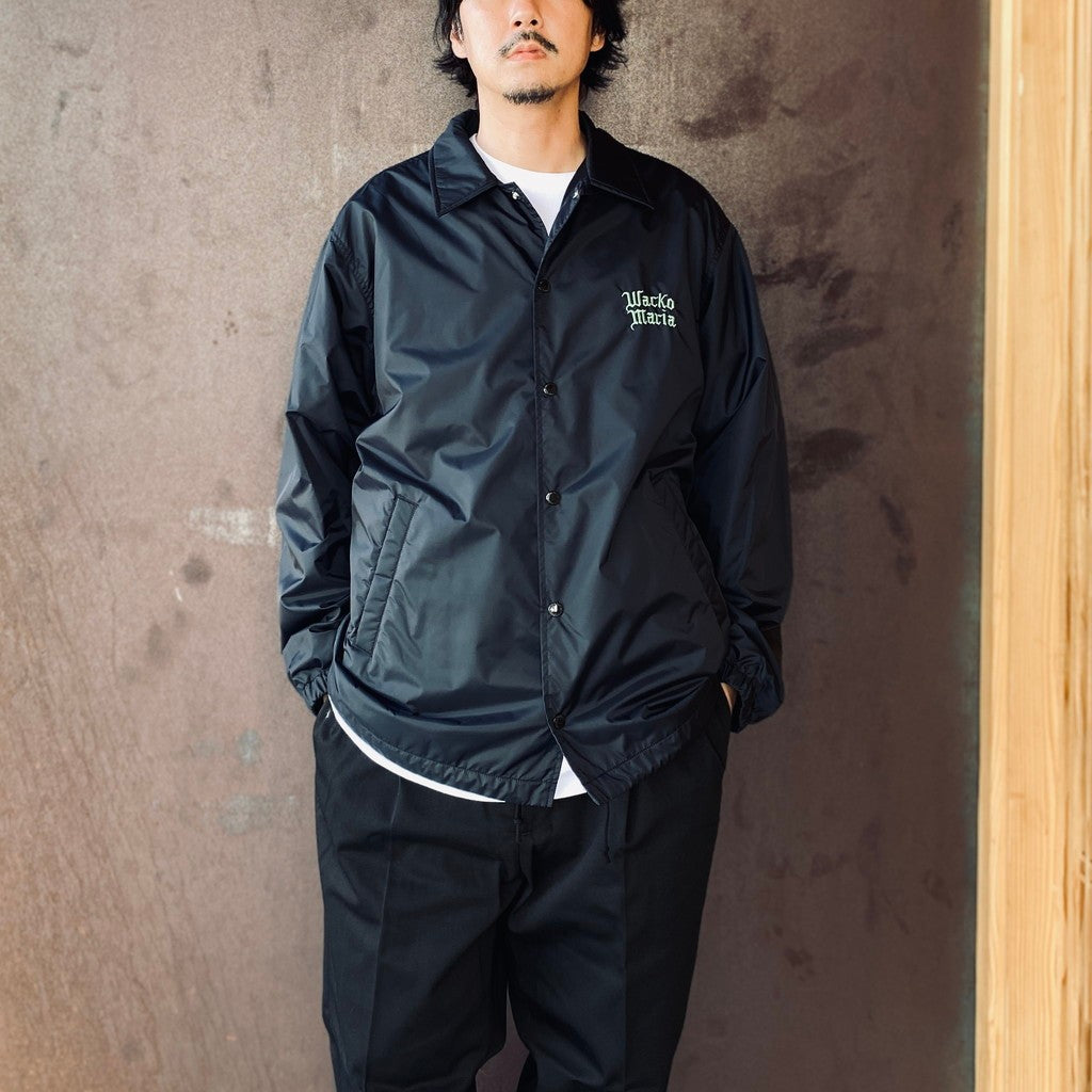 COACH JACKET ( TYPE-2 ) #BLACK/GREEN [26FWE-WMO-BL07]