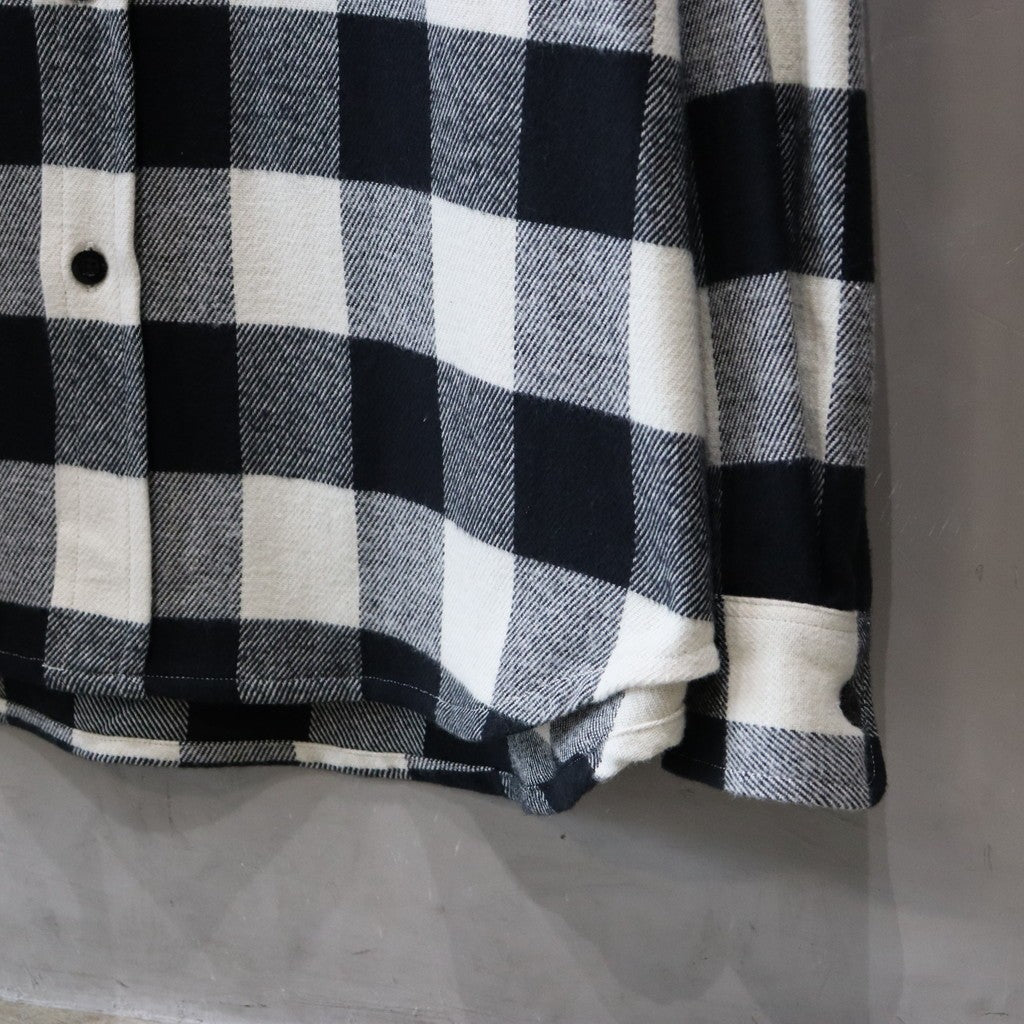 FLANNEL REGULAR COLLAR SHIRT #WHITE [24FW-WMS-RC01]