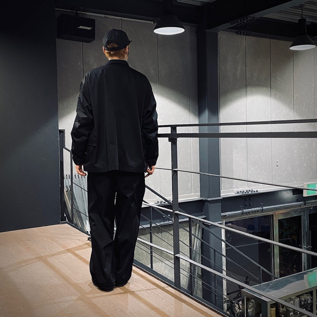 TECH EASY TROUSERS TWILL #BLACK [BP-34025]