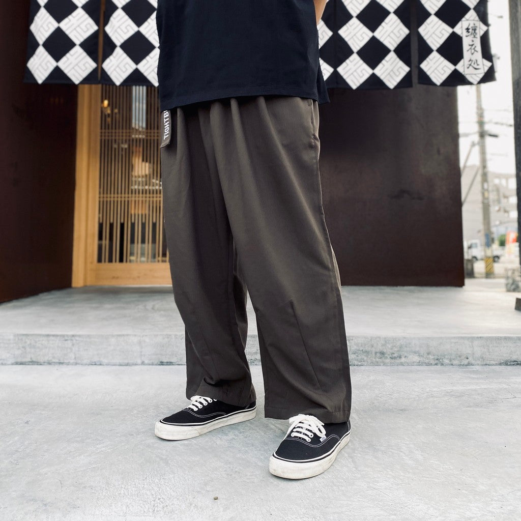 TRO BAGGY SLACKS #Charcoal [SU26-B09]