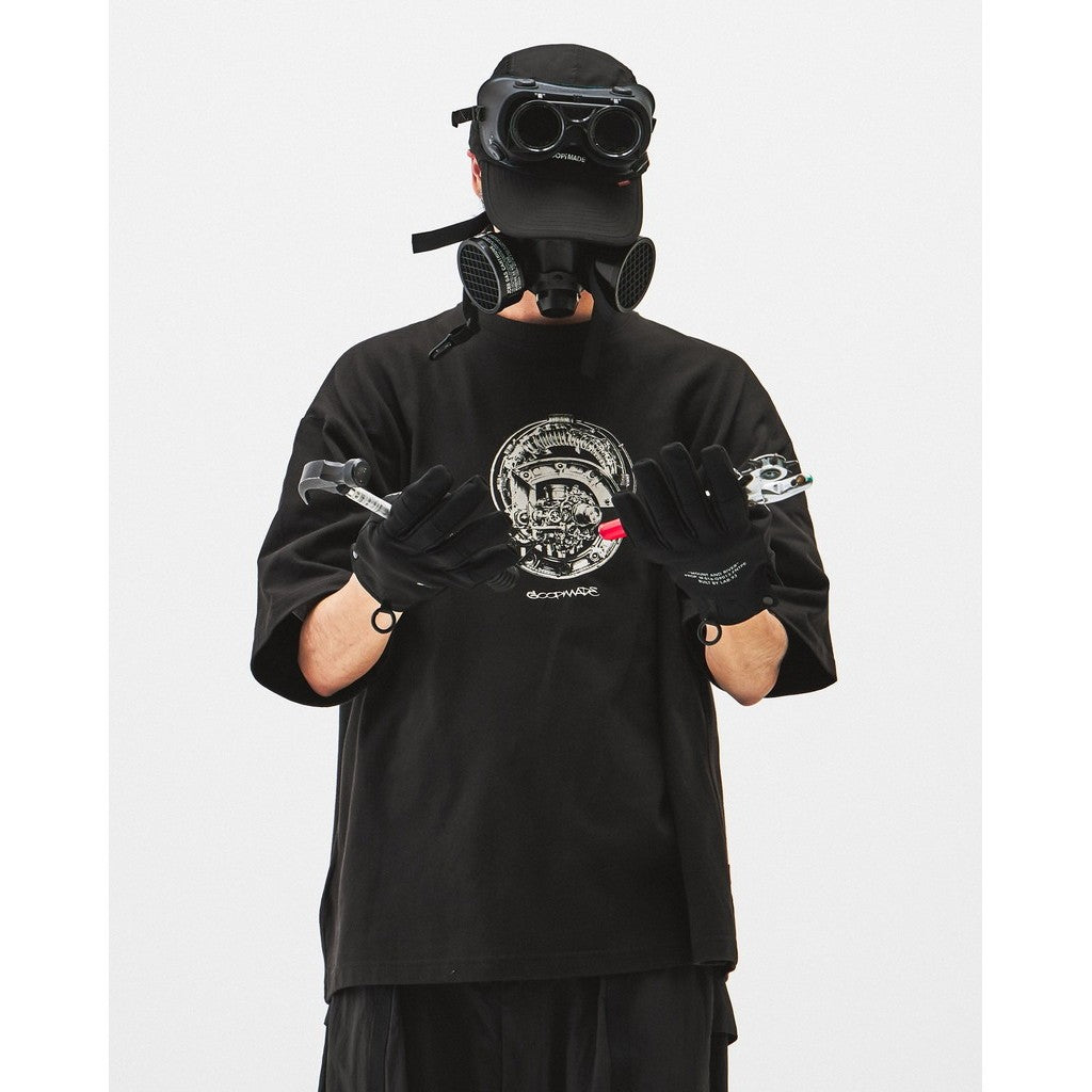 “VED-03T”視覺項目。引擎男孩T卹 #SHADOW [GOOPI-25SS-APR-04]