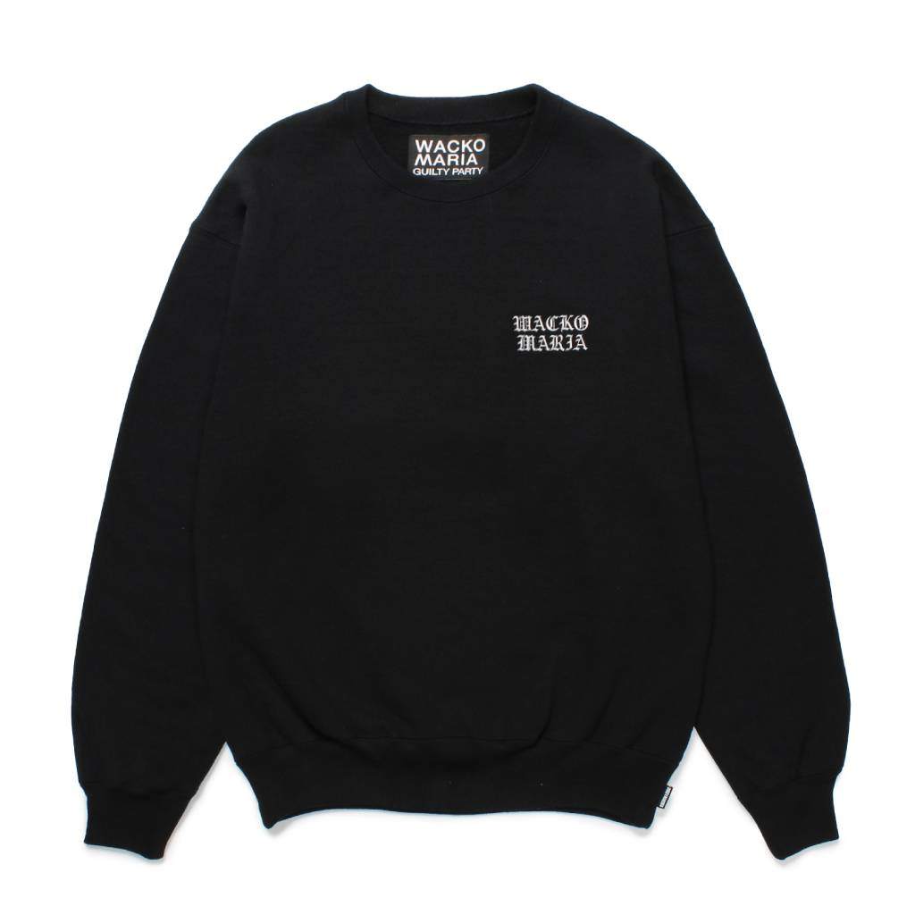 HEAVY WEIGHT CREW NECK SWEAT SHIRT (TYPE-4) #BLACK [25SS-WMC-SS12]