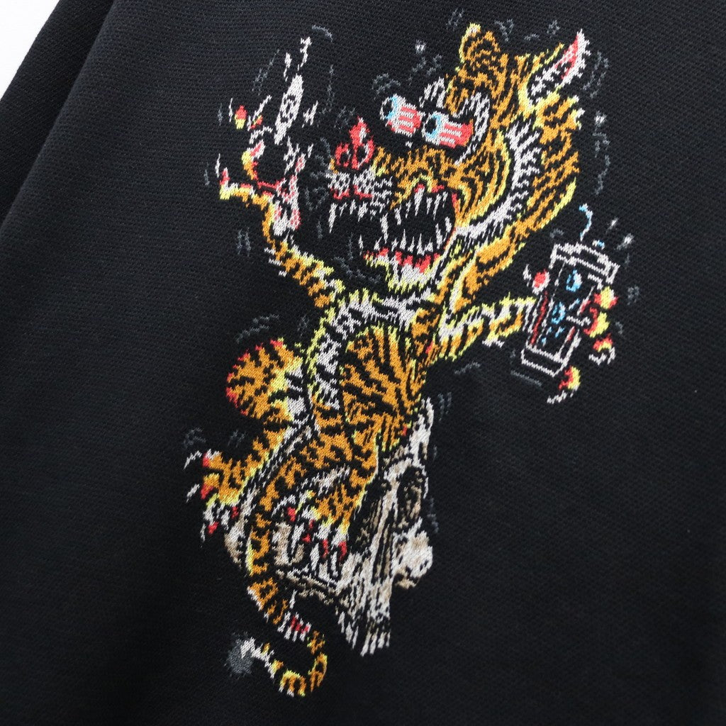 TIM LEHI | JACQUARD SWEATER #BLACK [26SS-WMK-KN07]