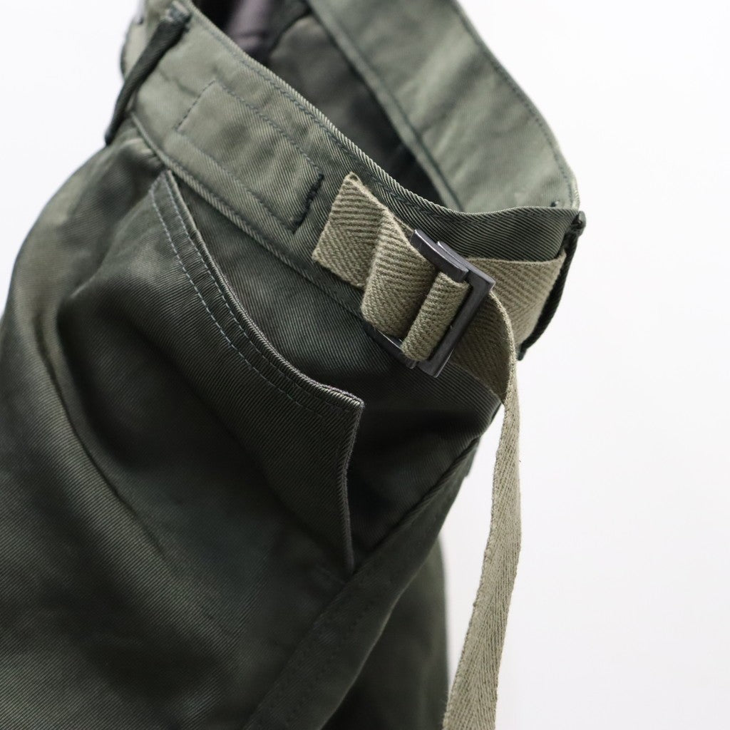Twist Nylon Cargo Pants (HEAVY NYLON TWILL) #OLIVE [M-P4-PT10]