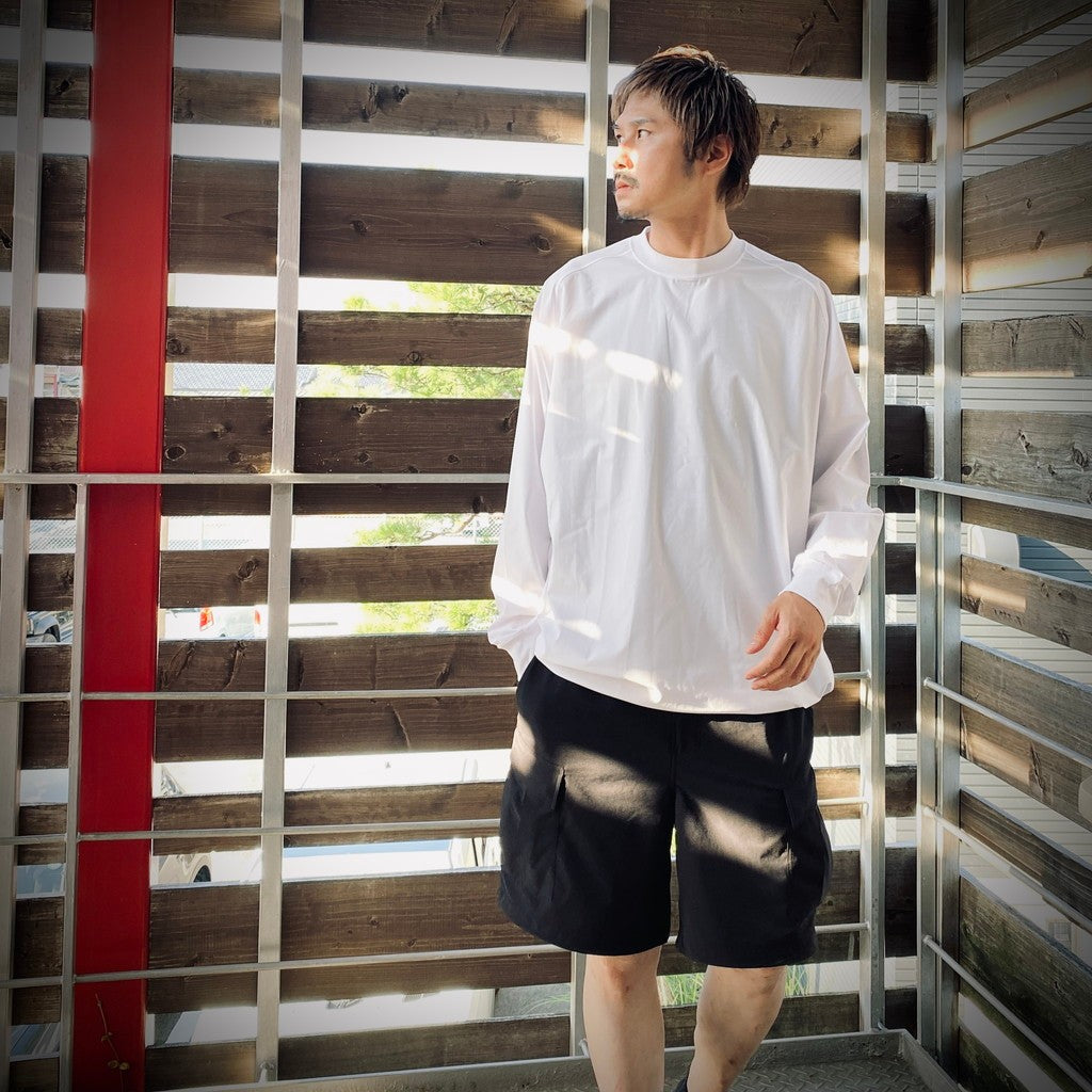 TECH LIGHTWEIGHT TEE L/S #WHITE [BE-30025W]