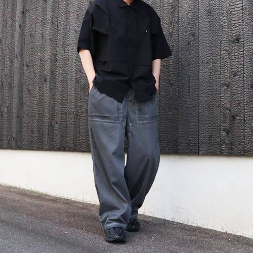 GARMENT DYE WORK TROUSER #CHARCOAL [FST03262U0001]