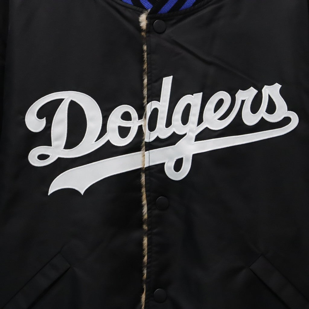 MLB | LA | REVERSIBLE VARSITY JACKET ( TYPE-2 ) #BLACK-BEIGE [MLB-WM-BL02]