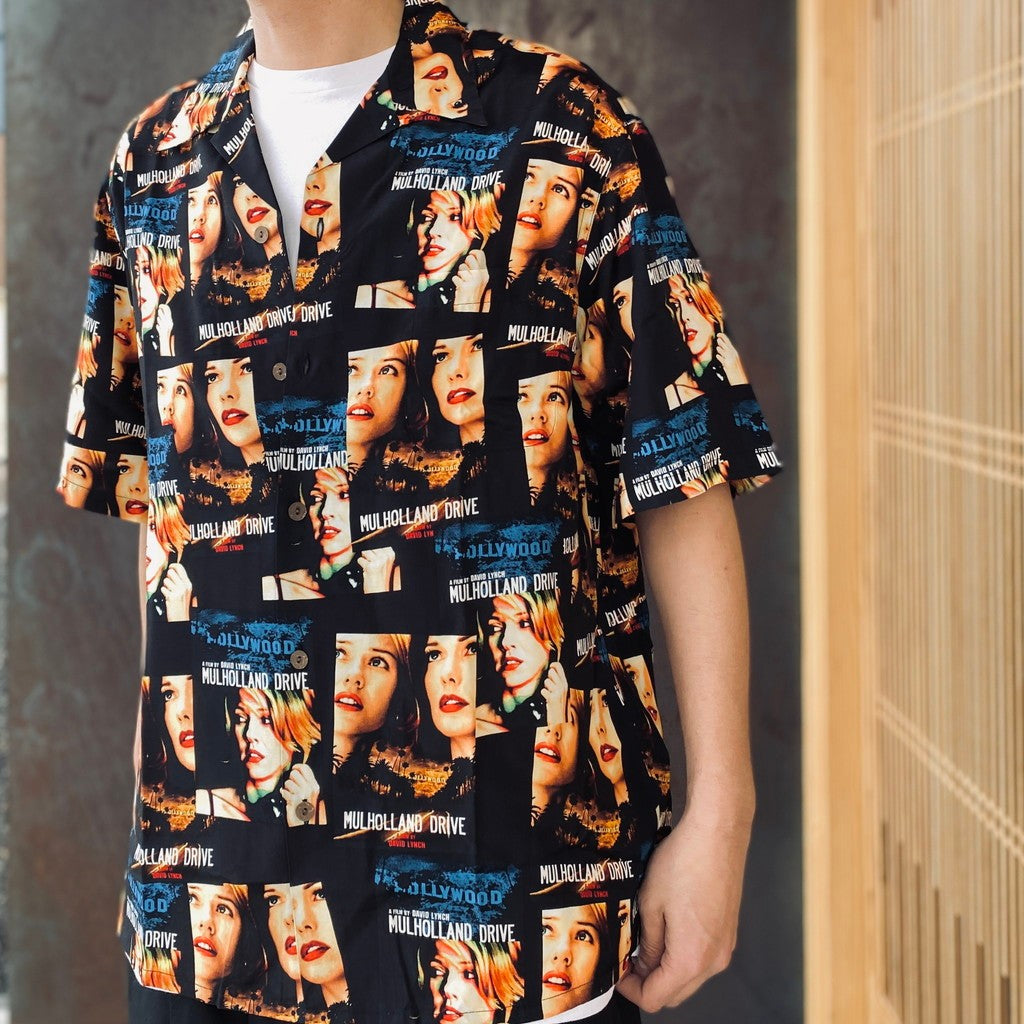 MULHOLLAND DRIVE | S/S HAWAIIAN SHIRT ( TYPE-1 ) #BLACK [MD-WM-HI01]
