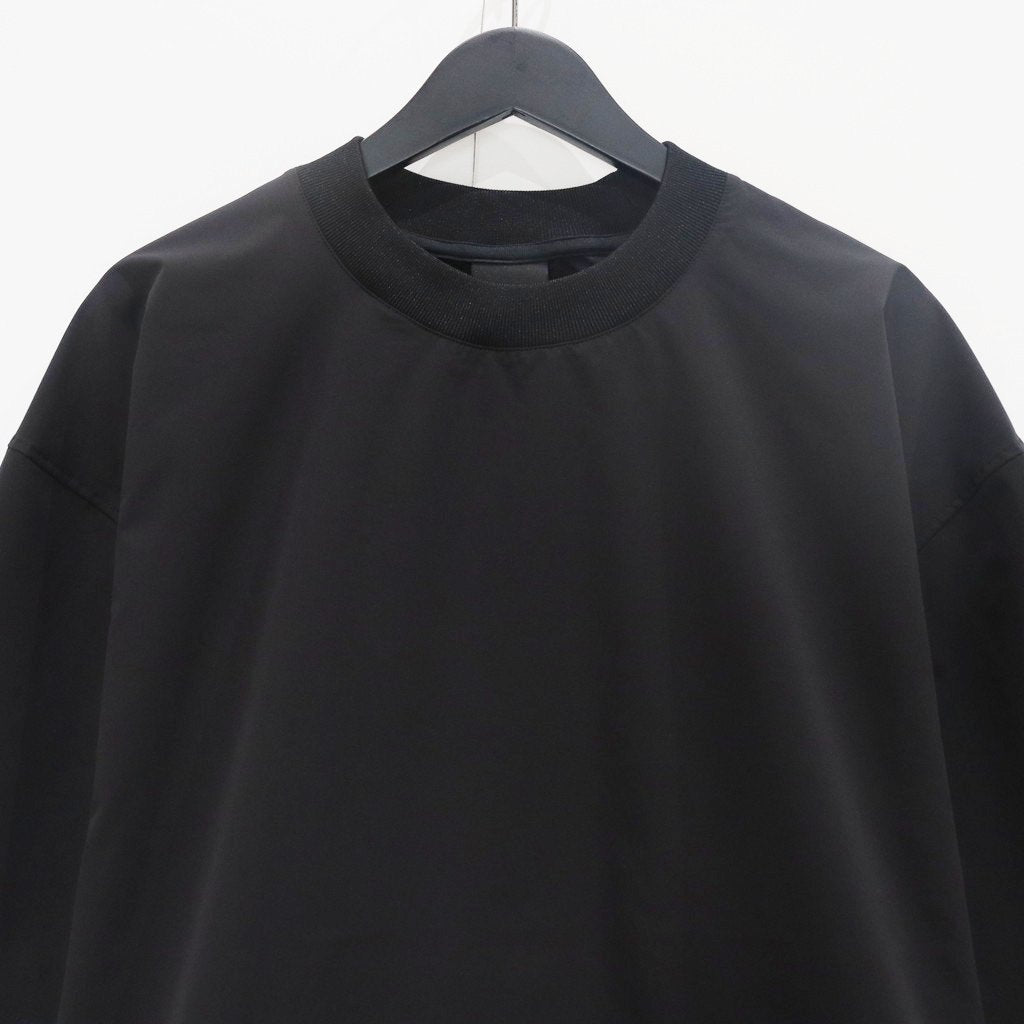 TECH MOCK NECK S/S TEE #BLACK [BE-63025]