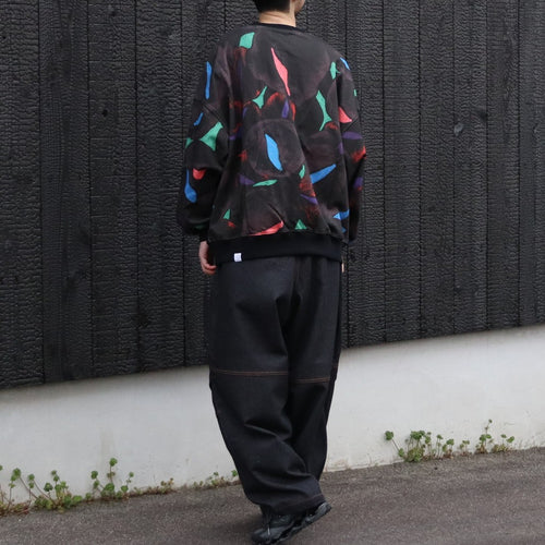 JULIEN CARD CREWNECK #Black [26SS-SW01]