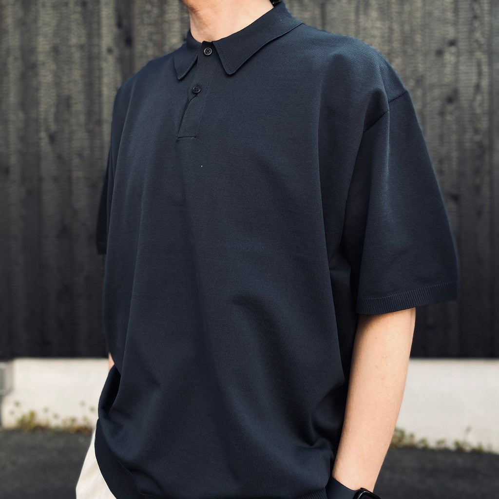 トップス TECH KNIT POLO S/S 2026SS3rd ink black DAIWA PIER39(ダイワ ピア39)｜W's TECH KNIT POLO S/S/インクブラック
