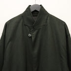 TECH LOOSE 2B JACKET FLANNEL #D.OLIVE [BJ-32026W]