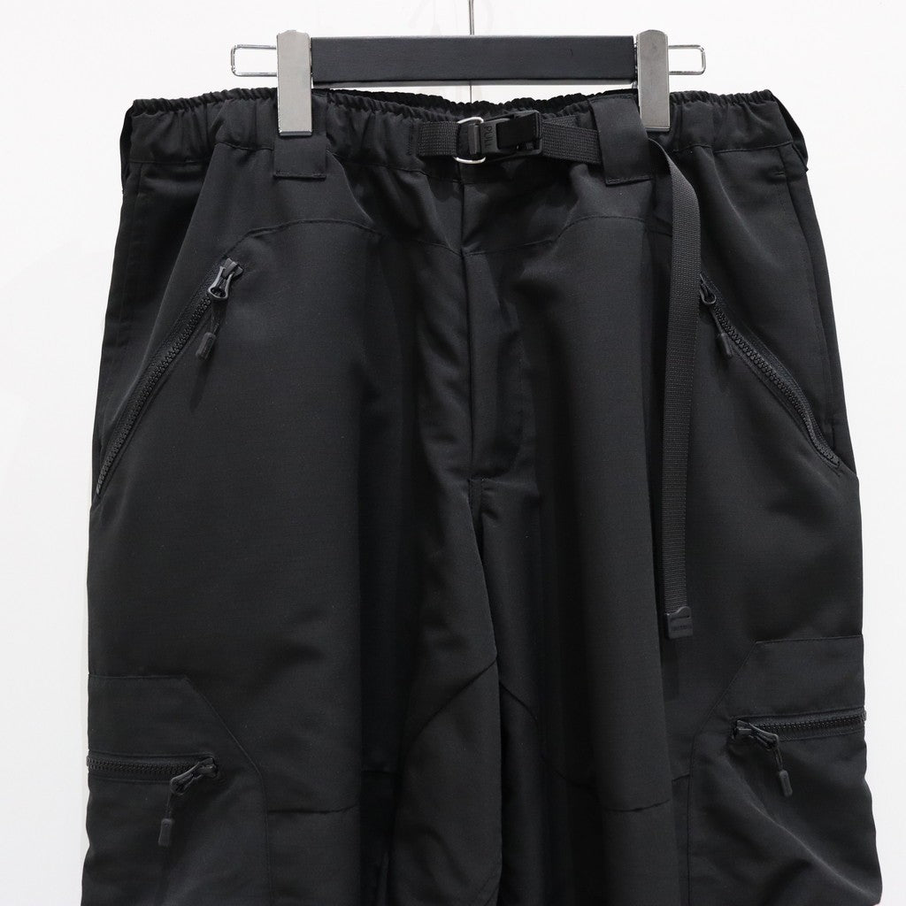 RIPSTOP CARGO BALLOON PANTS #Black [SS25-B01]