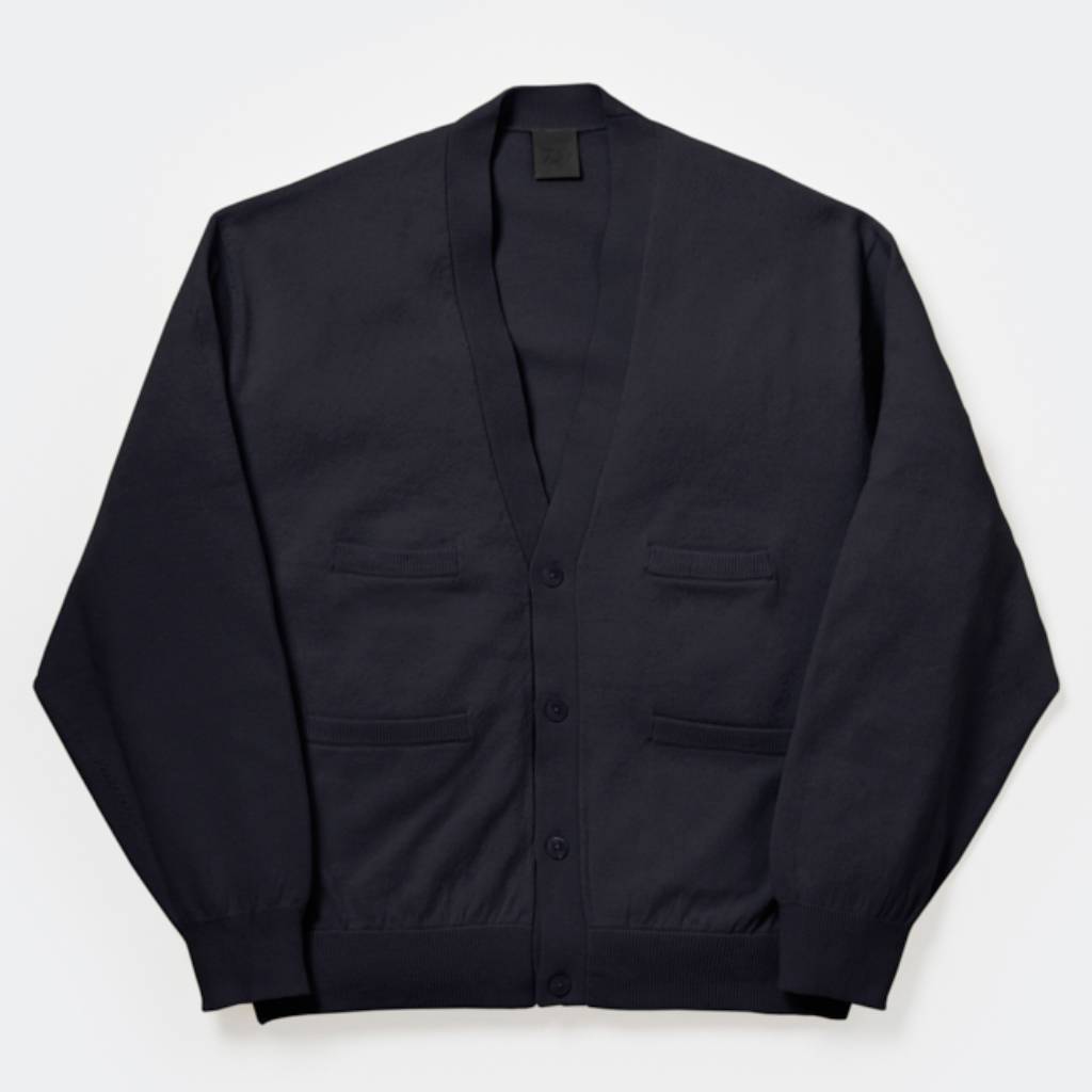 TECH KNIT CARDIGAN Brewed Protein #NAVY [BE-72026W]