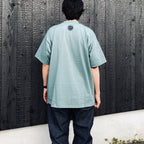 COTTON T-SHIRT_CITY LIGHTS #GREEN [CCC-261T003]