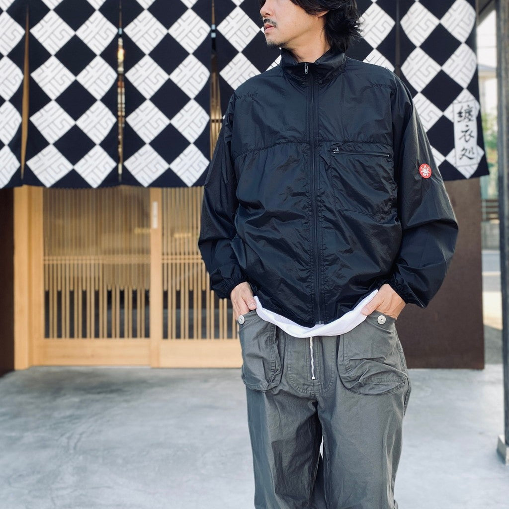 UL RIP STOP ZIP JACKET #BLACK [CES29JK23]
