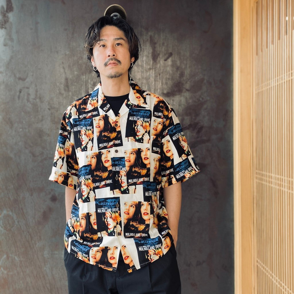 MULHOLLAND DRIVE | S/S HAWAIIAN SHIRT ( TYPE-1 ) #WHITE [MD-WM-HI01]