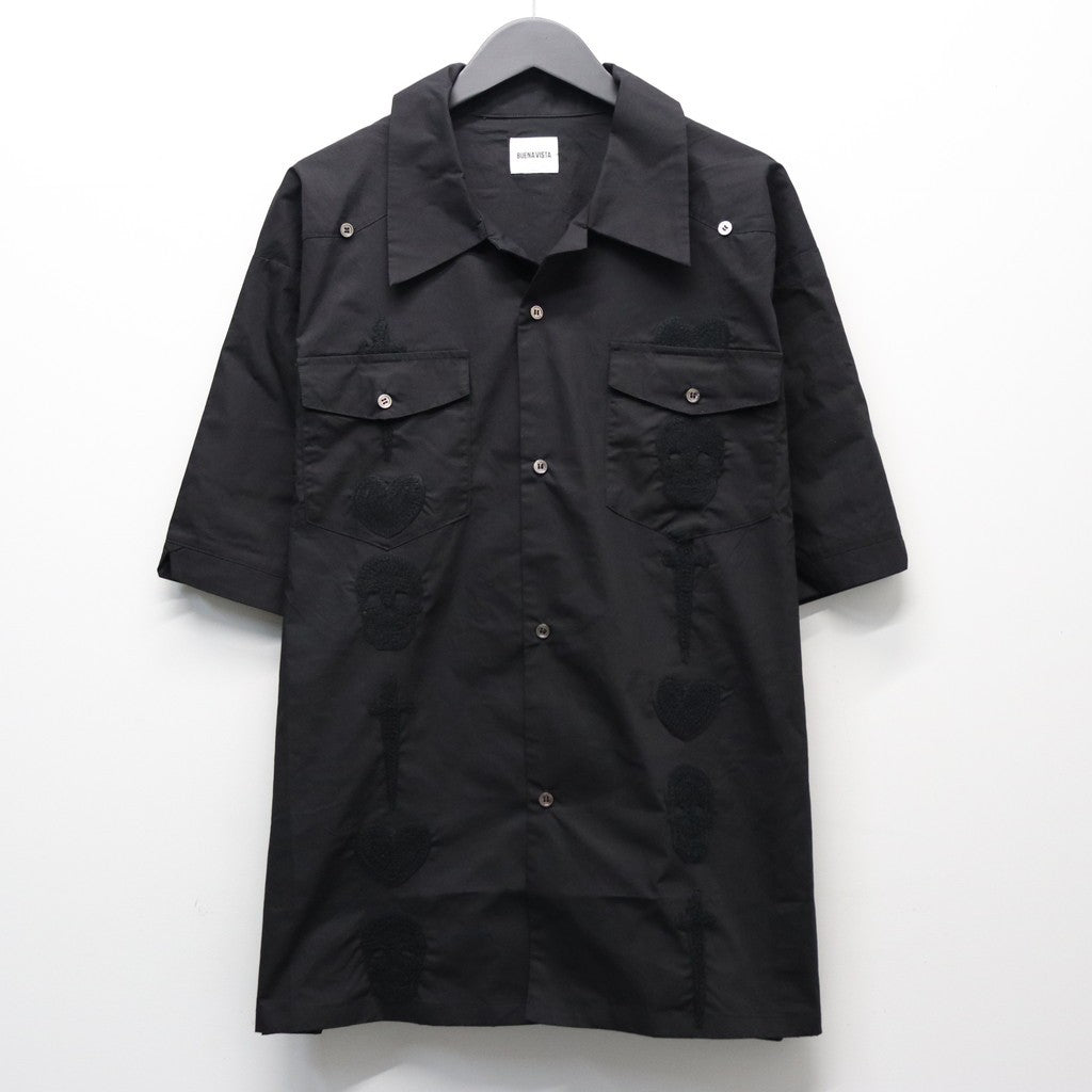 Guayabera s/s shirt #black [BV-SH2600610]