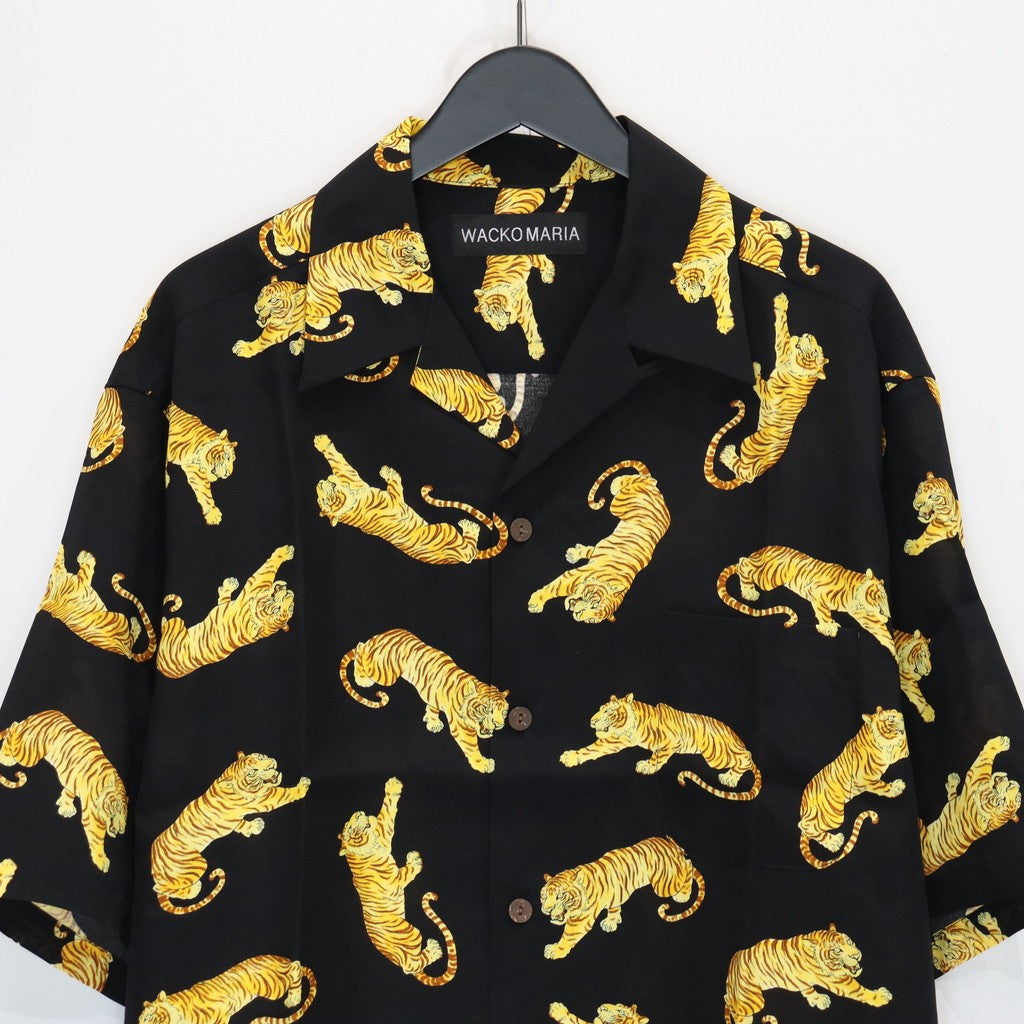 HAWAIIAN SHIRT S/S (TYPE-8) #BLACK [25SS-WMS-HI08]